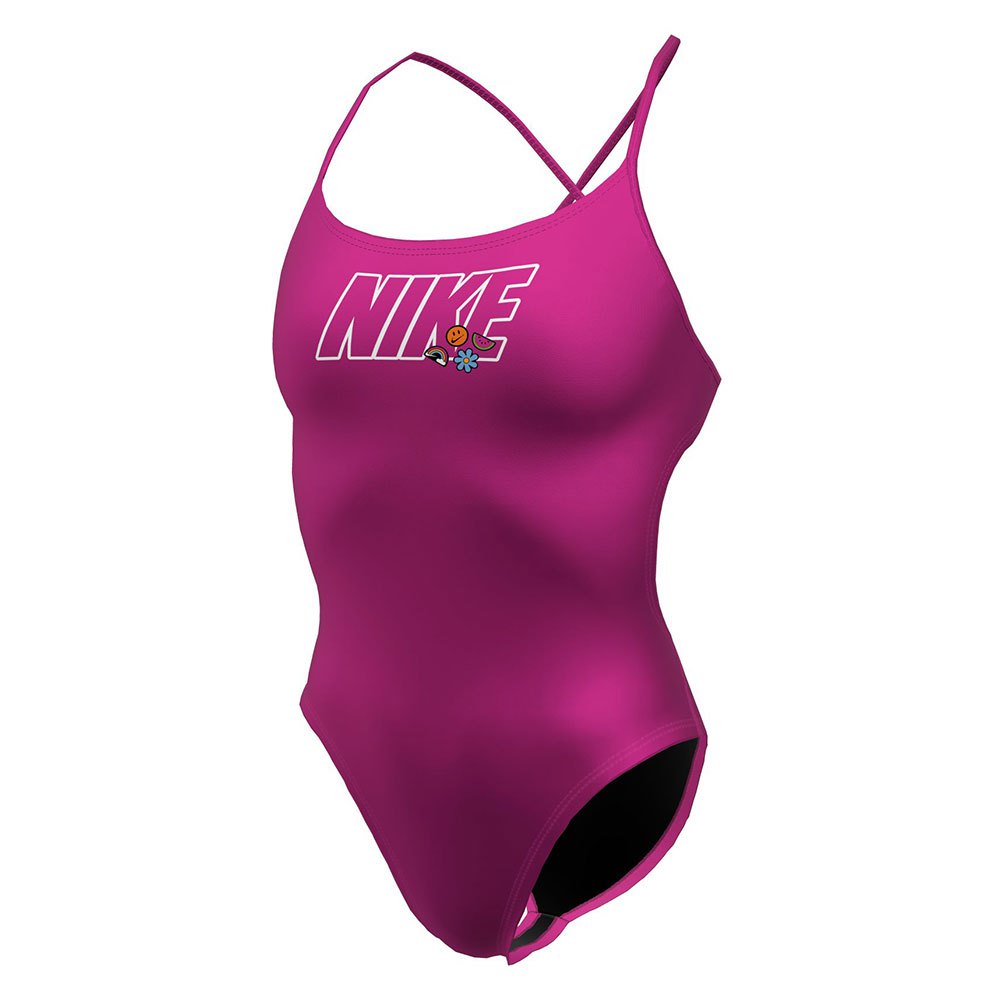 Nike Swim Adjustable Crossback Hydrastrong Chrome Swimsuit Rosa US 30 Frau von Nike Swim