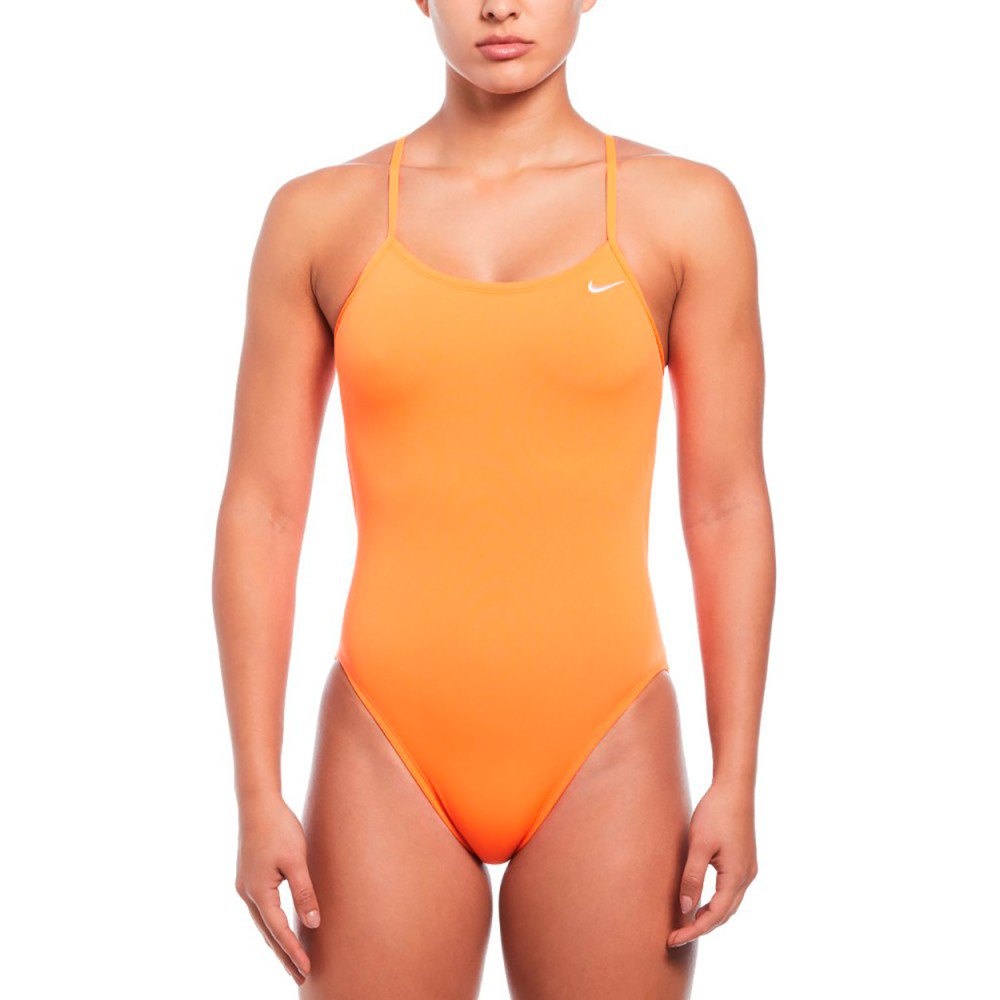 Nike Swim Cutout Hydrastrong Solid Swimsuit Orange US 26 Frau von Nike Swim