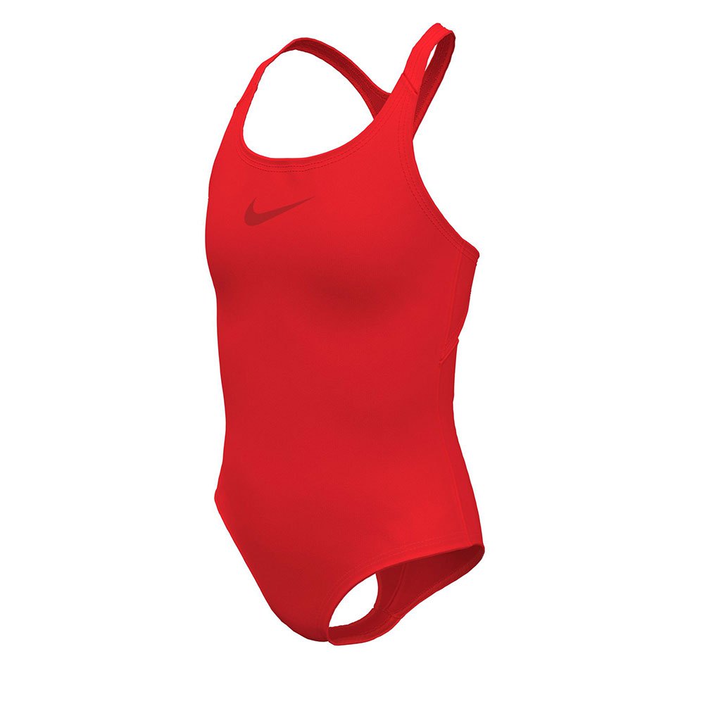 Nike Swim Racerback Essential Swimsuit Rot 12-13 Years Mädchen von Nike Swim