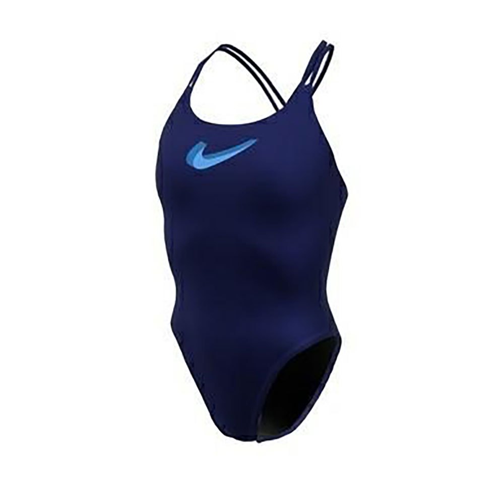 Nike Swim Spiderback Hydrastrong 3d Swoosh Swimsuit Blau US 30 Frau von Nike Swim
