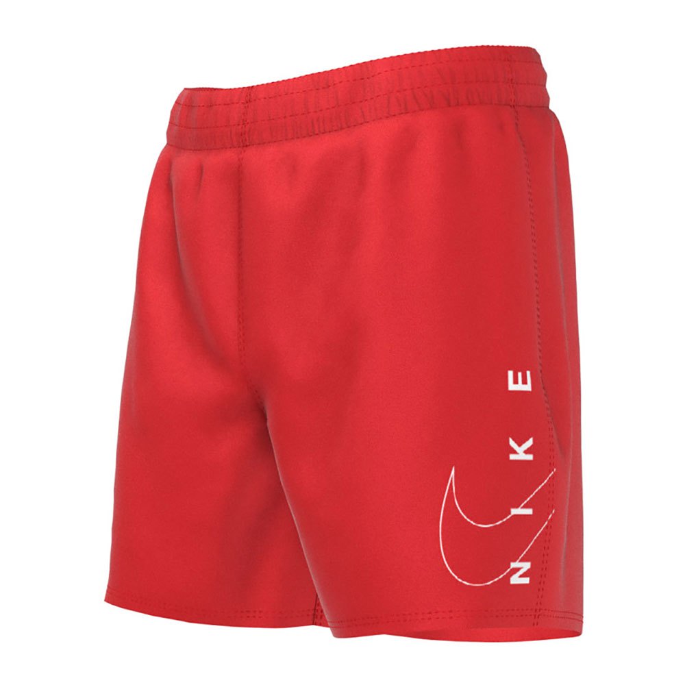 Nike Swim Split Logo Lap 4´´ Swimming Shorts Rot 8-9 Years Junge von Nike Swim