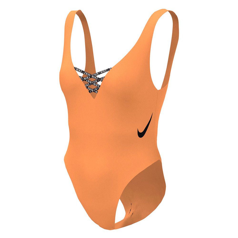 Nike Swim U-back Sneakerkini Swimsuit Orange XS Frau von Nike Swim