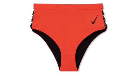 damen nike swim cheeky high waist badeanzugsunterteil orange von Nike Swim