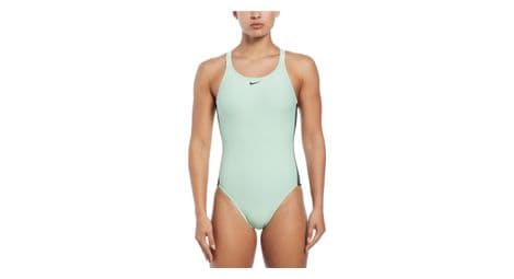 nike swim fusion logo tape badeanzug grun damen von Nike Swim