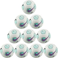 10er Ballpaket NIKE Mercurial Fade Fußball 101 - white/hyper turq/fuchsia dream 5 von Nike