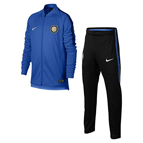 2017-2018 Inter Milan Nike Dry Warm Up Tracksuit (Blue) - Kids von Nike