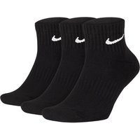 3er Pack NIKE Everyday Cushioned Ankle Trainingsocken black/white 38-42 von Nike