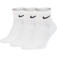 3er Pack NIKE Everyday Cushioned Ankle Trainingsocken white/black 34-38 von Nike