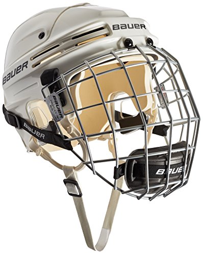 BAUER - Eishockey Helm Combo mit Gitter 4500 I Junior & Senior I Schutzhelm für Eishockeyspieler I inkl. integriertem Profil-Gitter & Kinnschutz I robust & stabil I Eishockeyzubehör I zertifiziert von Nike