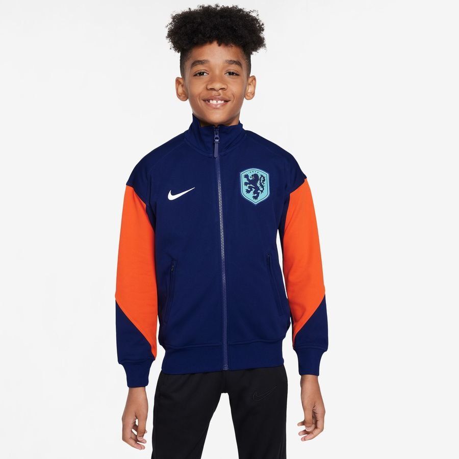 Holland Trainingsjacke Dri-FIT Academy Pro Anthem EURO 2024 - Blau/Orange/Weiß Kinder von Nike