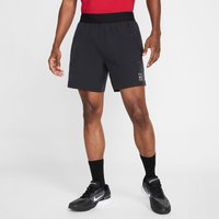 NIKE Court Advantage Dri-FIT 6" Tennisshorts Herren 010 - black/white L von Nike
