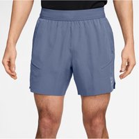 NIKE Court Advantage Dri-FIT 6" Tennisshorts Herren 499 - world indigo/white XL von Nike