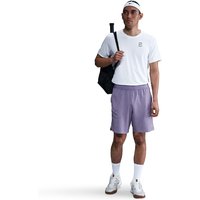 NIKE Court Advantage Dri-FIT 8" Tennisshorts Herren 527 - dusty amethyst/white M von Nike