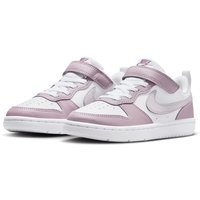 NIKE Court Borough Low Recraft Sneaker Kinder 134 - white/venice-plum fog-white 32 von Nike