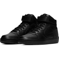 NIKE Court Borough Mid 2 Sneaker Kinder black/black-black 35.5 von Nike