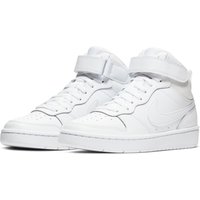 NIKE Court Borough Mid 2 Sneaker Kinder white/white-white 36 von Nike