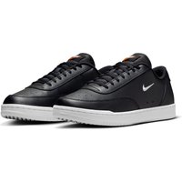 NIKE Court Vintage Herren Sneaker 002 - black/white/total orange 46 von Nike