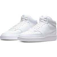 NIKE Court Vision Mid-Top Sneaker Damen white/white-white 35.5 von Nike