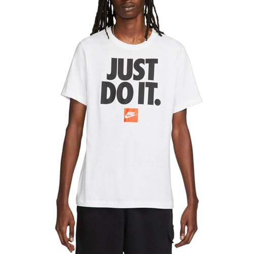 NIKE DZ2989-100 M NSW TEE FRAN JDI VERBIAGE T-shirt Herren WHITE Größe L von Nike