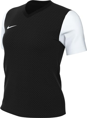NIKE Damen W NK DF Tiempo PREM II JSY SS T-Shirt, Black/White/White, S von Nike