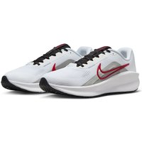 NIKE Downshifter 13 Laufschuhe Herren 104 - white/fire red-lt smoke grey-black 45 von Nike