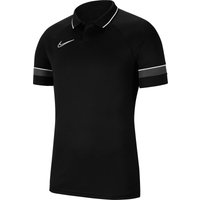 NIKE Dri-FIT Academy Fußball Poloshirt black/white/anthracite/white S von Nike