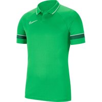NIKE Dri-FIT Academy Fußball Poloshirt lt green spark/white/pine green/white M von Nike