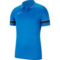 NIKE Dri-FIT Academy Fußball Poloshirt royal blue/white/obsidian/white M von Nike
