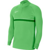NIKE Dri-FIT Academy Fußball Zip-Sweatshirt Herren lt green spark/white/pine green/white XL von Nike