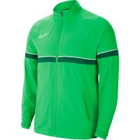 NIKE Dri-FIT Academy Herren Woven Fußball Trainingsjacke lt green spark/white/pine green/white M von Nike