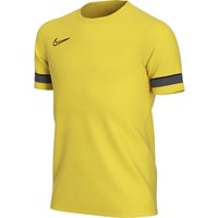 NIKE Dri-FIT Academy Fußballtrikot Kinder tour yellow/black/anthracite/black M (137-147 cm) von Nike