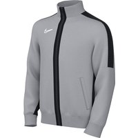 NIKE Academy 23 Dri-FIT Knit Fußball Trainingsjacke Kinder 012 - wolf grey/black/white M (137-147 cm) von Nike