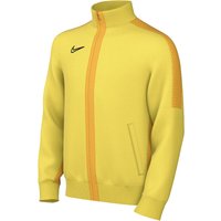 NIKE Academy 23 Dri-FIT Knit Fußball Trainingsjacke Kinder 719 - tour yellow/university gold/black M (137-147 cm) von Nike