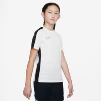 NIKE Dri-FIT Academy23 kurzarm Fußball Trainingsshirt Kinder 101 - white/black/bright crimson S (128-137 cm) von Nike