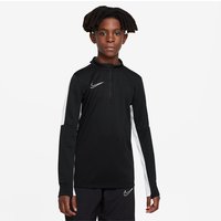 NIKE Dri-FIT Academy23 langarm Fußball Trainingsshirt Kinder 010 - black/white/white L (147-158 cm) von Nike