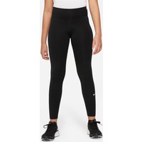 NIKE Dri-FIT Leggings Mädchen black/white M (137-146 cm) von Nike