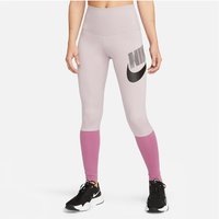 NIKE Dri-FIT One High-Waist Training Leggings Damen plum fog/light bordeaux L von Nike