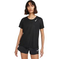 NIKE Dri-FIT Race Laufshirt Damen black/reflective silver M von Nike