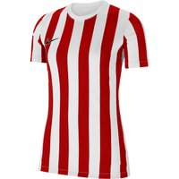 NIKE Dri-FIT Striped Division IV Damen kurzarm Fußball Trikot white/university red/black L von Nike