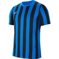 NIKE Dri-FIT Striped Division IV Herren kurzarm Fußball Trikot royal blue/black/white L von Nike