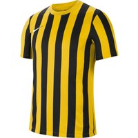 NIKE Dri-FIT Striped Division IV Herren kurzarm Fußball Trikot tour yellow/black/white XXL von Nike