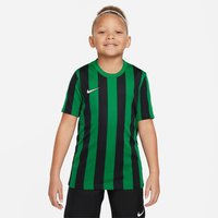NIKE Dri-FIT Striped Division IV kurzarm Kinder Striped kurzarm Fußball Trikot pine green/black/white S (128-137 cm) von Nike