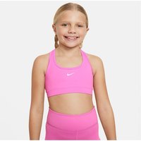 NIKE Dri-FIT Swoosh Sport-BH Mädchen 675 - playful pink/white XL (156-166 cm) von Nike