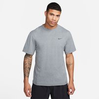 NIKE Dri-FIT UV Hyverse kurzarm Fitnessshirt Herren 097 - smoke grey/htr/black XXL von Nike