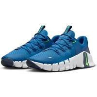 NIKE Free Metcon 5 Fitnessschuhe Herren 401 - court blue/green strike-thunder blue 45 von Nike