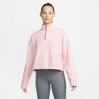 NIKE Haze Therma-FIT 1/2-Zip Sweatshirt Damen 667 - desert berry/htr/pinksicle L von Nike