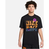 NIKE Hyverse Dri-FIT UV kurzarm Fitnessshirt Herren 010 - black L von Nike