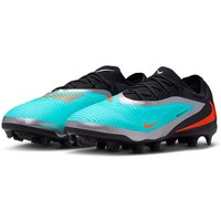 NIKE Jr. Phantom 6 Pro LE FG/MG Fußballschuhe Kinder 001 - chrome/black 34 von Nike