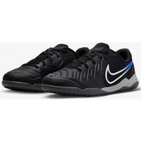 NIKE Jr. Tiempo Legend 10 Academy IC Hallen-Fußballschuhe Kinder 040 - black/chrome-hyper royal 33.5 von Nike