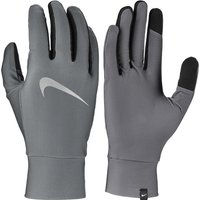 NIKE Lightweight Laufhandschuhe Damen 087 smoke grey/black/silver M von Nike